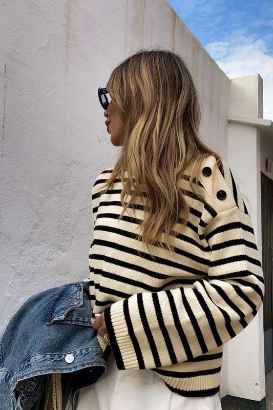 *Pre-Order* Striped Pullover Sweater