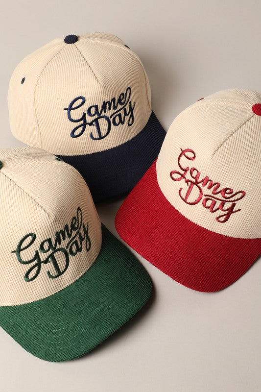 *Pre-Order* Corduroy Game Day Hat